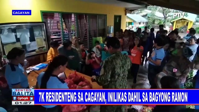 7-K residente sa Cagayan, inilikas dahil sa bagyong #RamonPH