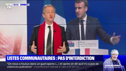 ÉDITO - Listes communautaires: "Emmanuel Macron se distingue de la droite et du Rassemblement national"