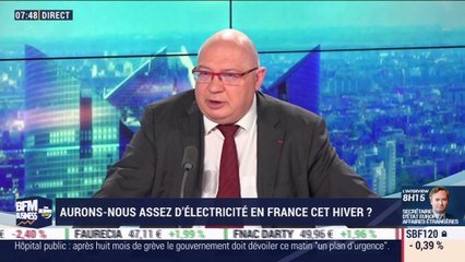 François Brottes (RTE) : Aurons-nous assez d'électricité en France cet hiver ? - 20/11