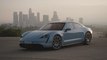 Porsche Taycan 4S Exterior Design in Frozen Blue