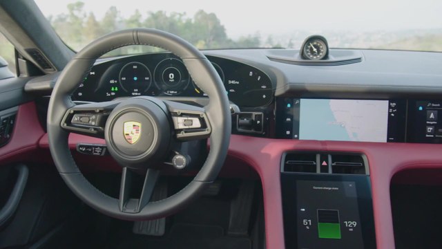 Porsche Taycan 4S Interior Design