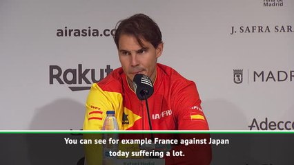 Nadal disappointed with late night Davis Cup finish