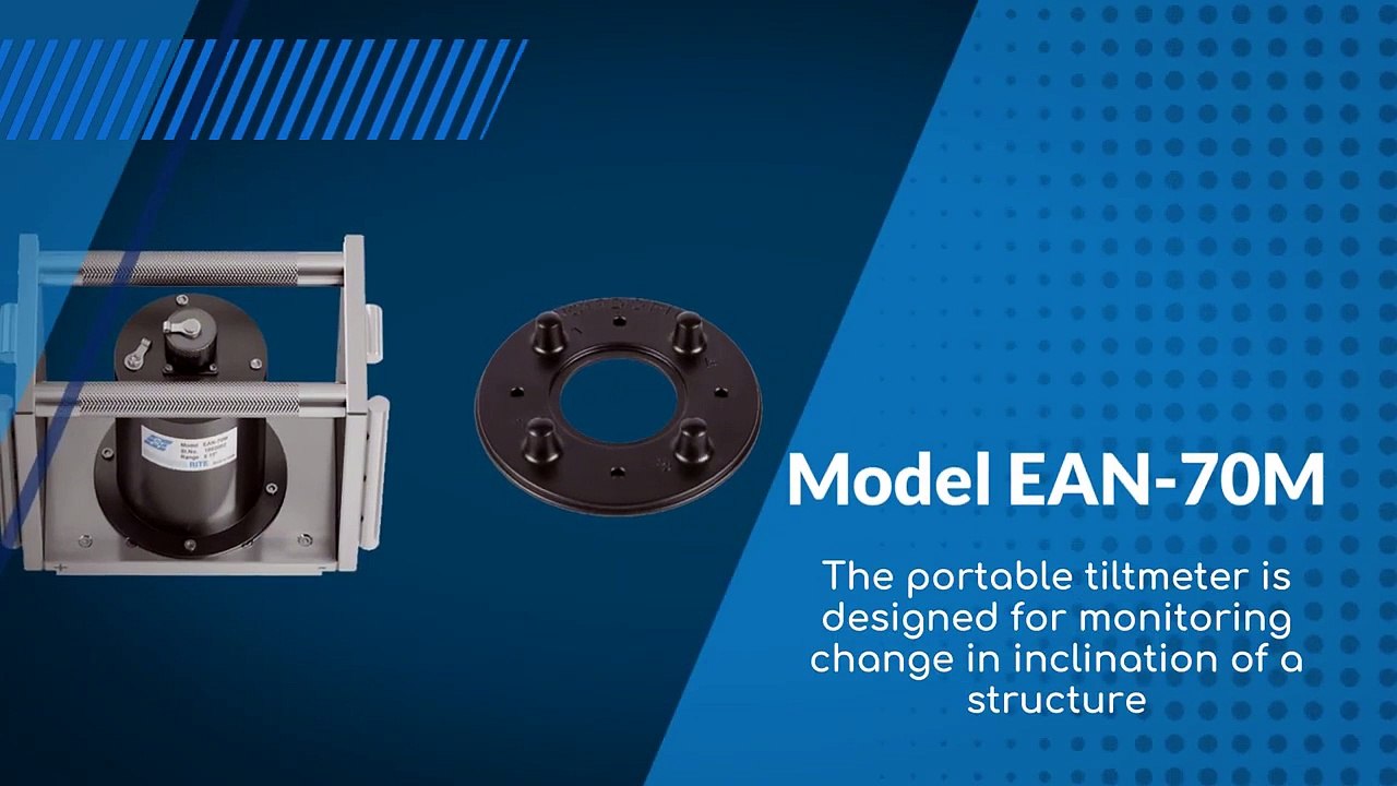 Model EAN-70M Portable Tiltmeter by Encardio