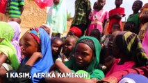 İlk kez bindikleri seyyar dönme dolap Kamerunlu çocukları sevindirdi - KUSSERİ