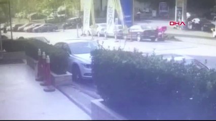 Şişli'de motosiklet sürücünün öldüğü kaza kamerada