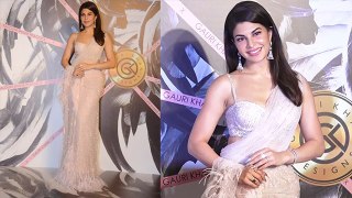 Jacqueline Fernandez looks gorgeous in sari gown at Falguni Peacock’s store launch | Boldsky