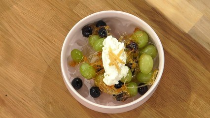 Raisins caramélisés au gingembre