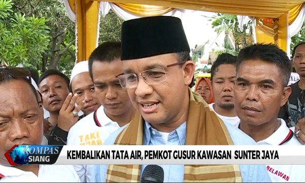 Digusur, Warga Sunter Jaya Masih Bertahan