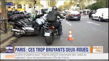 Les deux roues trop bruyants dans Paris risquent une forte amende