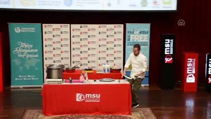 Şef Ömür Akkor Malezya'da Anadolu'dan yemek hikayelerini anlattı - ŞAH ALAM