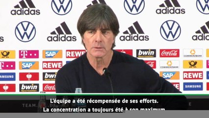 Allemagne - Löw : "Récompensés de nos efforts"