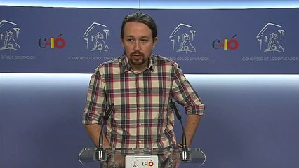 Iglesias en rueda de prensa tras la sentencia de Gürtel: "Ninguna democracia avanzada puede aguantar un partido de delincuentes a los mandos del gobierno".