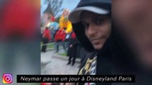 Neymar passe un jour à Disneyland Paris