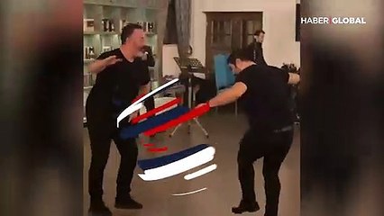 Azerbaycan'a giden Cem Yılmaz dans etti! Büyük ilgi gördü