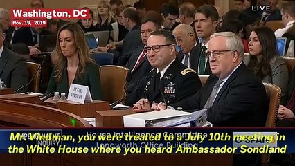 Alexander Vindman Explains Why He Wasn't Afraid To Testify Against Trump