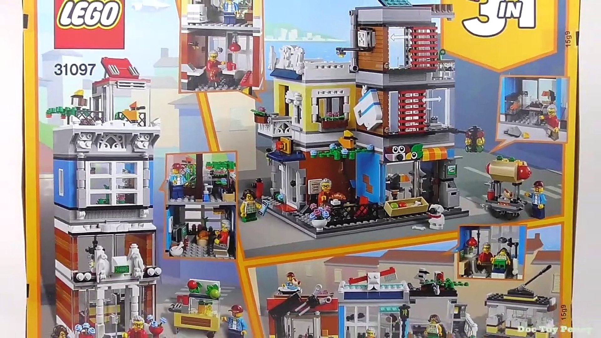 LEGO Creator Market Street (31097) - Toy Unboxing and Speed Build - video  Dailymotion