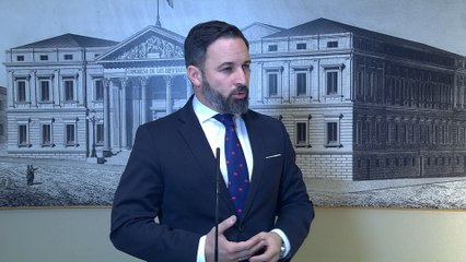 Abascal critica el "blanqueo mutuo" que hacen PSOE y Podemos