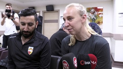 Kayseri Basketbol'un yeni transferi Ann Wauters, sağlık kontrolünden geçti - KAYSERİ