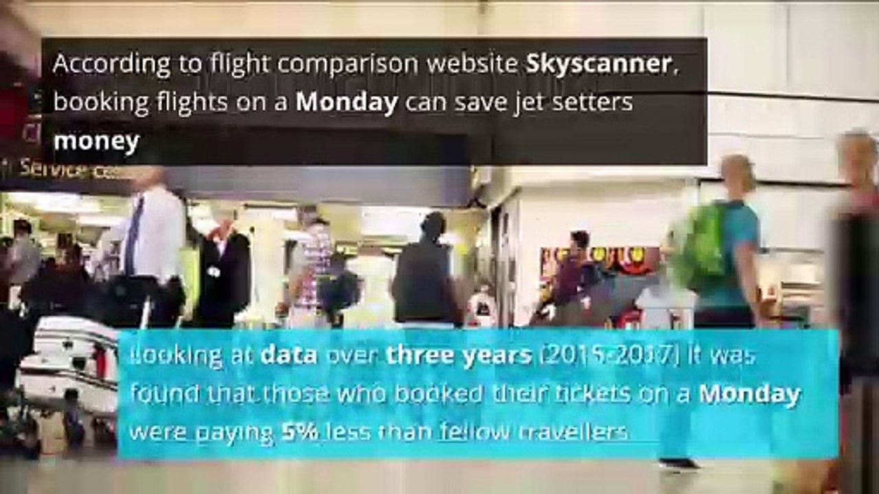 Holidays - Why booking a flight on a Monday could save you money