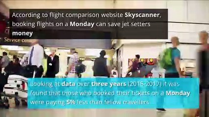 Holidays - Why booking a flight on a Monday could save you money