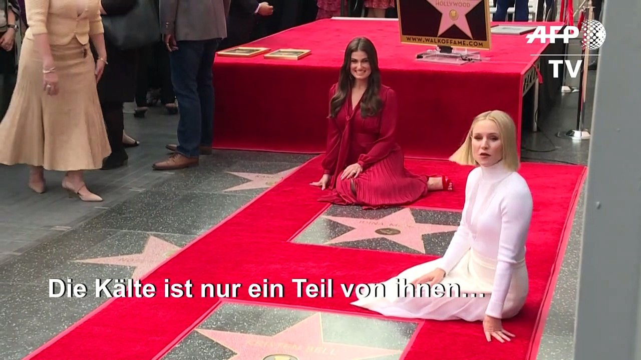 Stern in Hollywood für Sprecherinnen von 'Die Eiskönigin'