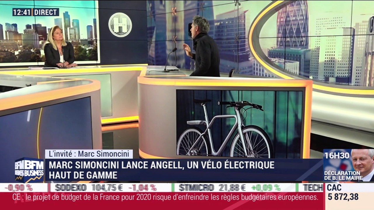 Marc Simoncini (Angell): Angell, une vélo électrique haut de gamme - 20/11