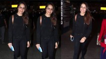 SPOTTED - Shraddha Kapoor LOOKING STUNNING In BLACK At Mumbai Airport