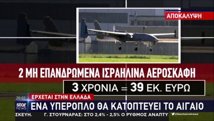 Έρχεται στην Ελλάδα - Ένα υπερόπλο θα κατοπτεύει το Αιγαίο