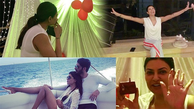 Sushmita Sen GETS this birthday surprise from her boyfriend Rohman Shawl | FilmiBeat