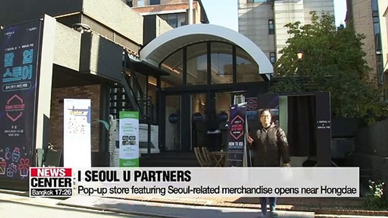 Korean capital opens pop-up store selling Seoul goods