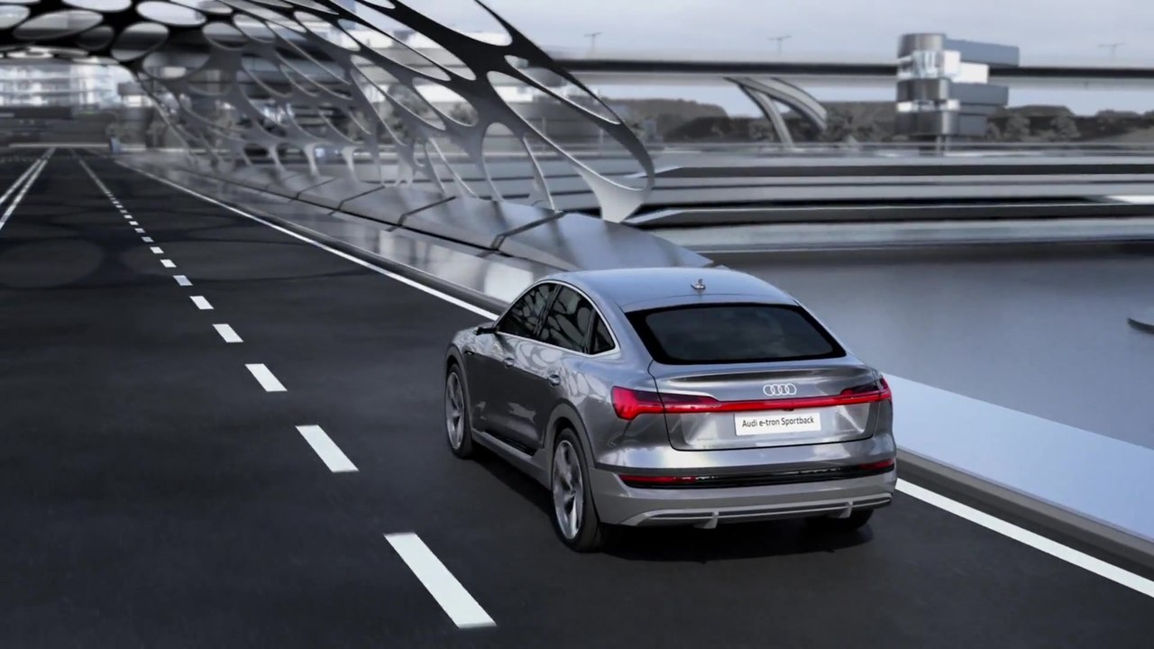 Audi e-tron Sportback Rekuperation Animation