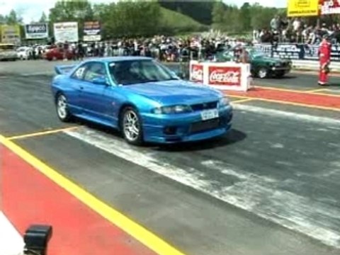 Nissan Skyline GT-R 34 vs Dodge Charger