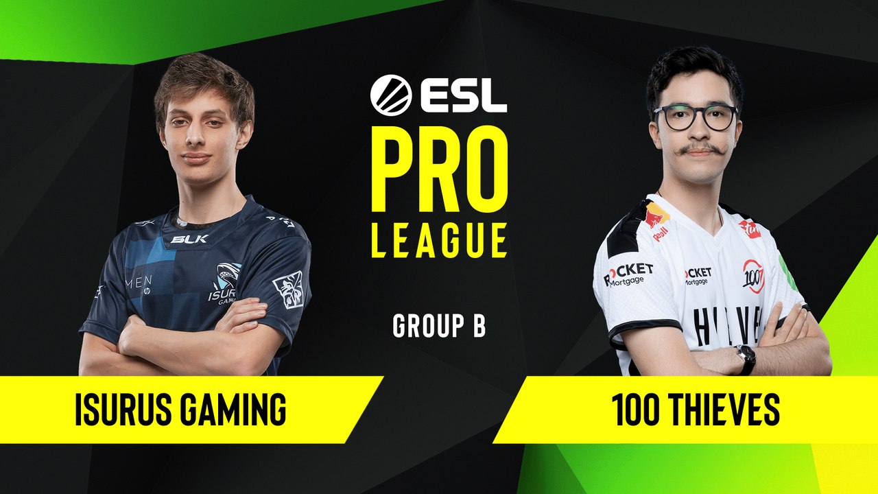 CSGO - 100 Thieves vs. Isurus Gaming [Mirage] Map 2 - Group B - ESL NA Pro League Season 10