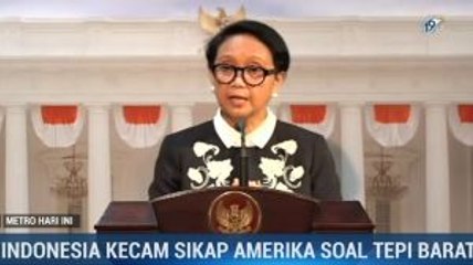 Indonesia Kecam Sikap AS Akui Permukiman Ilegal Israel