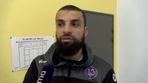 Hichem Daoud avant Nantes -Istres Provence Handball