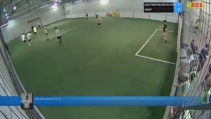 But de Laurent (3-5) - LES FAUCHEURS DU CHU Vs GRDF - 18/11/19 20:00 - LIGUE 3 - Poitiers Game Parc