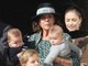 Caroline de Monaco, grand mère comblée  elle ne quitte pas les enfants d&#39;Andrea et Pierre Casiraghi