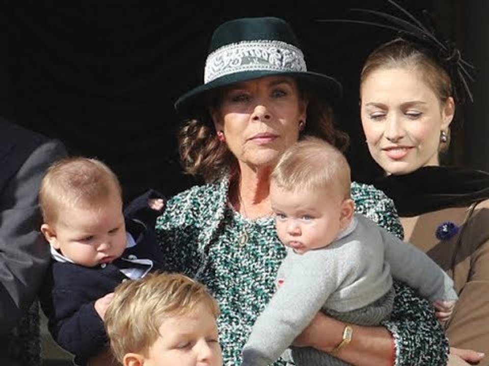 Caroline de Monaco, grand mère comblée  elle ne quitte pas les enfants d'Andrea et Pierre Casiraghi