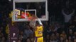 Rondo and LeBron combine for huge alley-oop