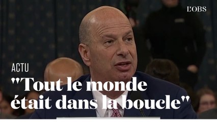 Destitution de Trump : l'ambassadeur Sondland assure que "tout le monde était dans la boucle"