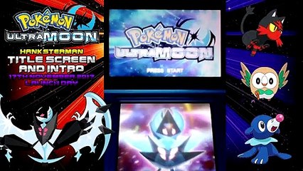 Pokemon Ultra Moon - Title Screen & Intro Sequence 17/11/2017 3DS Capture (Archived Video Nov 17th 2017)