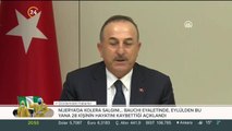 Bakan Çavuşoğlu açıklama yapıyor