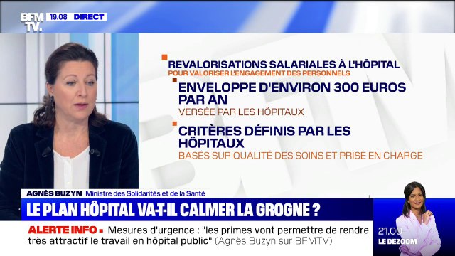 Agnès Buzyn: ces primes vont permettre de reconnaître tout un tas d'engagements des soignants