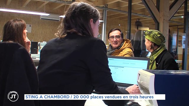 STING A CHAMBORD : 20 000 places vendues en trois heures