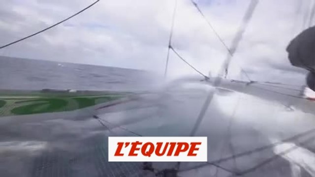 Maxi Edmond de Rothschild mène toujours la flotte - Voile - Brest Atlantiques