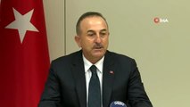 Bakan Çavuşoğlu, NATO Karargahı'nda basın toplantısı düzenledi