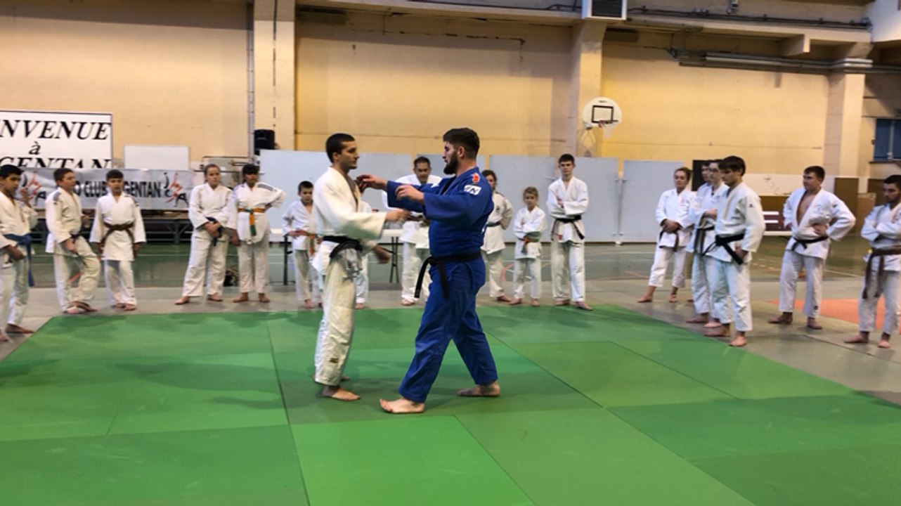 Argentan. Deux champions de France de judo donnent leurs conseils à 44 élèves