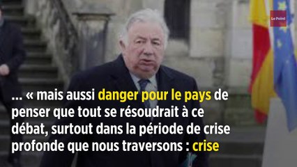 La bipolarisation Macron – Le Pen, un « danger pour la démocratie » pour Larcher