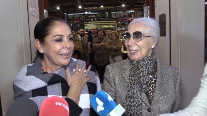 Isabel Pantoja se cita para comer con sus fans