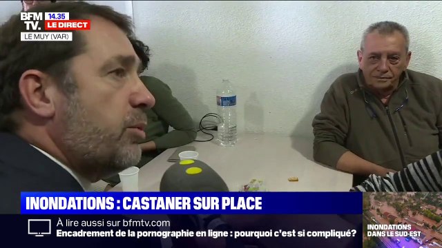 Christophe Castaner: Il faut accepter qu'on vive avec un risque face aux catastrophes naturelles